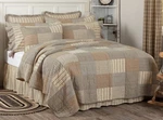 Oversized King Quilt Hand-stitched Country Block Patchwork Farmhouse Sawyer Mill. Fixed Price $199.95.
