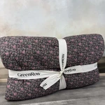 Greenrow Gingham Floral Reversible Quilt Twin Brown Multicolor Spring Nwot. Fixed Price $239.95.