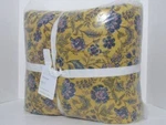Pottery Barn Bette Handcrafted Reversible Quilt Full Queen, Yellow, Nwt. Fixed Price $176.65.