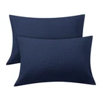 Zaizaihome Waffle Weave Pillowcases Queen Size 2 Pack 100 Egyptian Cotton 600. Fixed Price $31.22.
