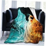 Fashionable Fire Burning Rising Phoenix Bird Flannel Plush Throw 50"X40" 3. Fixed Price $31.15.