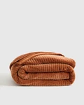 Nwt Quince Cotton Velvet Quilt Only Full / Queen Terracotta Coverlet Bedspread. Fixed Price $129.00.