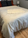 "nordstrom Home" Queen Flat Butter Yellow Sheet 92X108 & Std Pillowcase. Fixed Price $15.00.