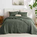 Quilt Set Queen Size 90X96 Cotton Lightweight Olive Green Geometric Bedsure. Fixed Price $154.99.