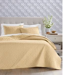 $260 New Charter Club Reversible Chambray Quilt, Bedding Yellow King Size. Fixed Price $200.00.
