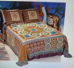 Bohemian Delight King Tapestry Bedspread Winter Floral Aztec Manual Woodworkers. Fixed Price $149.99.