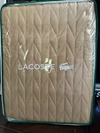 Lacoste Cable Stitch Twin Coverlet 70" X 90" - Incense (khaki). Fixed Price $53.99.