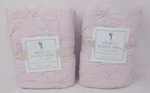 Pottery Barn Kids Brigette Ruffle Quilted Shams Pair European Square 26" New. Fixed Price $58.53.