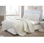 Vcny Home Nina 3-PIECE Beige Geometric Quilt Set, King Vacuum Sealed. Fixed Price $37.50.