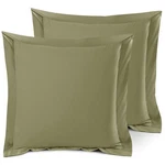 Nestl Soft Pillow Shams Set - Double Euro 26"X26", 11 Light Sage. Fixed Price $26.99.