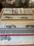 Pottery Barn Kids Race Car Twin Size Quilt & Pillow Sham. Fixed Price $68.99.