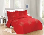 Nena 3PC Heavy Quilt Set Butterfly Gold Stitching Reversible Bedspread. Fixed Price $47.00.