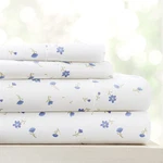 Linen Market Double-brushed Patterned Microfiber Full, Soft Floral Light Blue. Fixed Price $39.48.