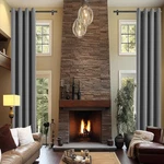 Jsfly Blackout Curtains Extra Long 120" Thermal Insulated Grommet Panels. Fixed Price $81.35.