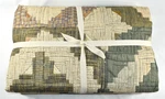 Pottery Barn Wesley Reversible Full Queen Quilt Loden Multi Patchwork Print Nwot. Fixed Price $234.99.