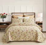 Merry Home Quilt Set, 3-PIECE Sets With 2 Pillow Shams Boho Reversibl.... Fixed Price $52.39.