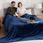 Berkshire Blanket Velvetloft Oversized King Family All Season 120X120. Fixed Price $85.34.