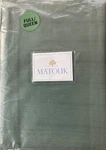 Matouk Augusta Queen/full Coverlet 100% Cotton Green Fabric From Italy M130 Nwt. Fixed Price $220.00.