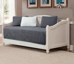 Fancy Collection 5PC Daybed Quilted Bedspread Coverlet Set Embossed Solid Charco. Fixed Price $48.76.