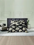 Grace By Linen House Donato Quilt Cover Set (black) - Queen. Fixed Price $200.10.