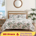 Tommy Bahama Island Orchid Reversible 3-PIECE Quilt Set. Fixed Price $79.77.
