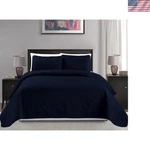 Lavish Oversized Navy Blue Diamond Bedspread Set King/california. Fixed Price $57.99.