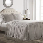 Lush Decor Ruffle Skirt Bedspread Set - 3 Piece Luxurious Farmhouse Bedding S.... Fixed Price $87.03.