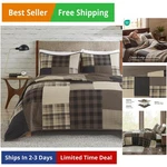 Winter Hills Reversible Quilt Set - Cottage Styling Reversed To Solid Color, .... Fixed Price $161.74.