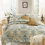 Cozy Line Home Fashions Vintage Luxury Classic 3-PIECE Beige Yellow Blu.... Fixed Price $82.55.