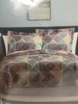Hotel 5TH Ave Antique Diamond Quilt Set In Full/queen Size (88"X88") With Shams. Fixed Price $38.99.