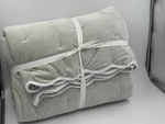 New Pottery Barn Teen Sweet Scallop Velvet Quilt Full / Queen Sage Green. Fixed Price $149.00.