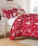 Greenland Home Fashions Peppermint Party Holiday 3-PC. Coverlet Set, King $200. Fixed Price $24.50.