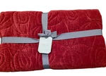 Pottery Barn Monique Lhuillier Cherie Bow Quilt Full/queen Red Cotton Romantic. Fixed Price $269.99.