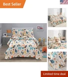 Kids Quilt Full/queen Size Bear Bedding SET,3PCS Forest Tree Bedspread Animal.... Fixed Price $86.31.
