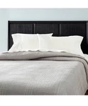 Hearth & Hand Magnolia Microstripe Coverlet Light Gray King. Fixed Price $70.00.
