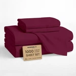 Sgi Bedding 100% Egyptian Cotton Sheets Queen Size - 1000 Thread Count Luxury.... Fixed Price $119.37.