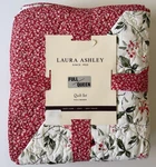 Laura Ashley Winter Jolly Cardinals Full / Queen Quilt & Shams Set New. Fixed Price $99.99.