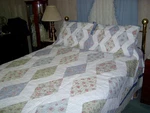 Martha Stewart Diamond Floral Queen Quilt+shams 89X93. Fixed Price $110.00.