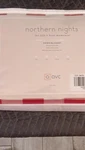 Northern Nights Queen Down Blanket Classic Red Plaid 300TC Cotton Duck. Fixed Price $39.00.