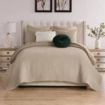 Greenland Home Fashions 3PC Full/queen Velvet Crush Khaki Quilt Bedding. Fixed Price $32.29.