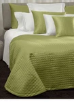 Signoria Di Firenze Quilted Queen Coverlet And 3 Shams Moss Green Masaccio. Fixed Price $115.00.