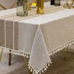 Deep Dream Tablecloths, Waterproof Cloth, 55'' X 70'', Light Coffee. Fixed Price $36.64.