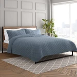 Kaycie Gray Fashion Lightweight 3PC Quilt Sets In Stripe, Floral & Diamond Stich. Fixed Price $78.99.