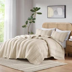 Intelligent Design Queen Set Crinkled Channel Quilting Coverlet. Fixed Price $53.69.