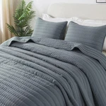 Roaringwild Blue Queen Size Quilt Bedding Sets With 2 Pillow Shams, Full Lightwe. Fixed Price $45.71.