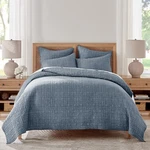 Melange Stitch Chambray Full/queen Quilt Set - Levtex Home. Fixed Price $129.99.