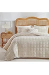 Warmdern Linen Cotton Quilt Set Khaki King Size 106 X 96. Fixed Price $79.95.