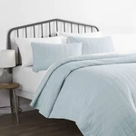 Linen Market 3 Piece Pale Blue Quilt California King Size Bed Set - Lightwe.... Fixed Price $76.05.