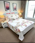 Home Tex Multicolor Floral Patchwork Paisley Bedspread Set With Pillow Shams. Fixed Price $60.00.