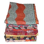 Textillhub Indian Vintage Reversible Handmade Blanket Kantha Throw Hippie. Fixed Price $143.43.